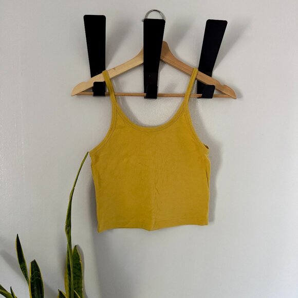 Arq Crop Tank in Chartreuse - Picture 1 of 3